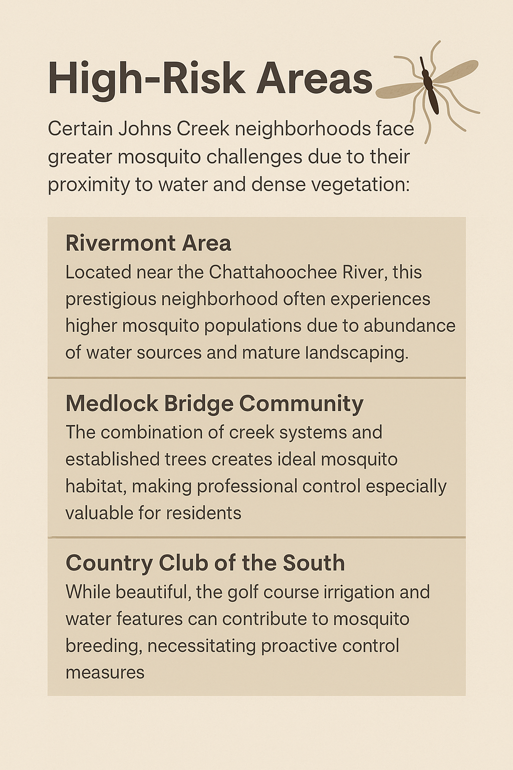mosquito control cost in johns creek