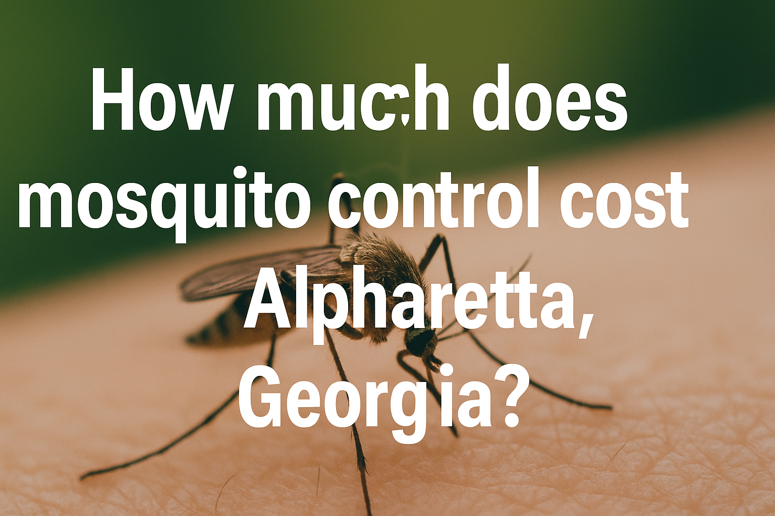 mosquito control Alpharetta georgia