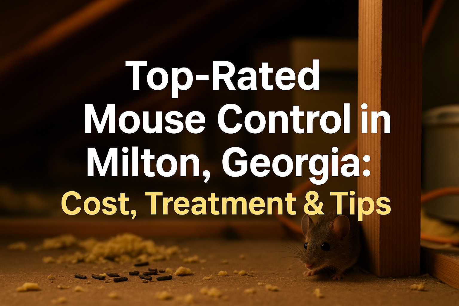 Licensed Mouse Control in Milton GA – Safe & Effective Rodent Removal