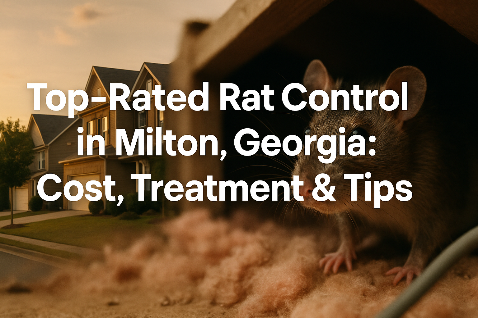 Top Rated Rat Control Milton GA treatments and tips