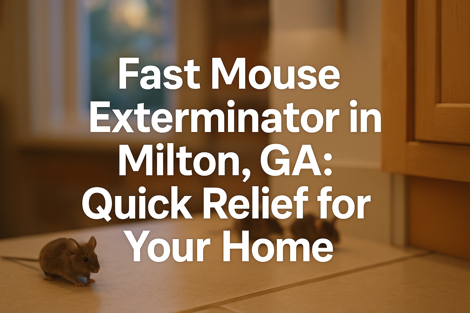 Fast Mouse Exterminator in Milton, GA