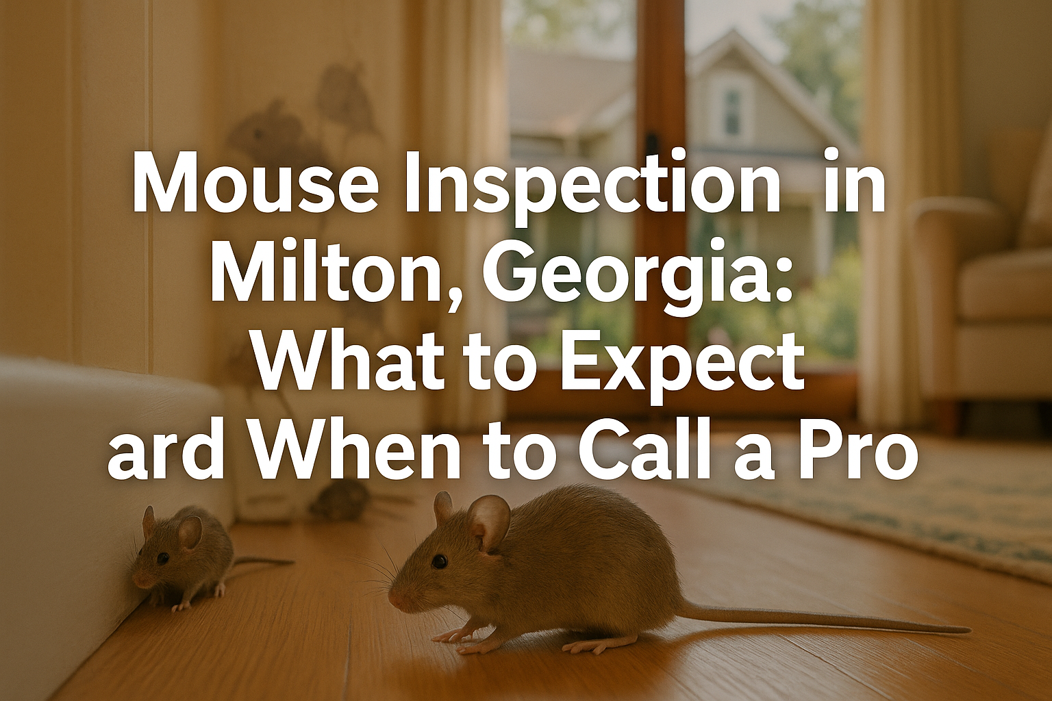Mouse Inspection in Milton, Georgia