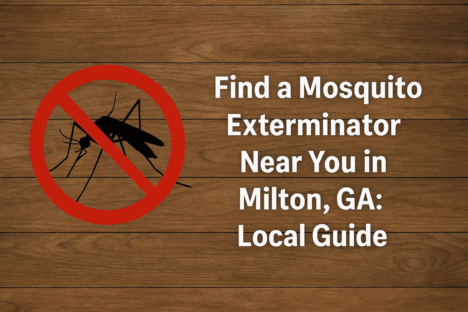 mosquito exterminator near me in Milton