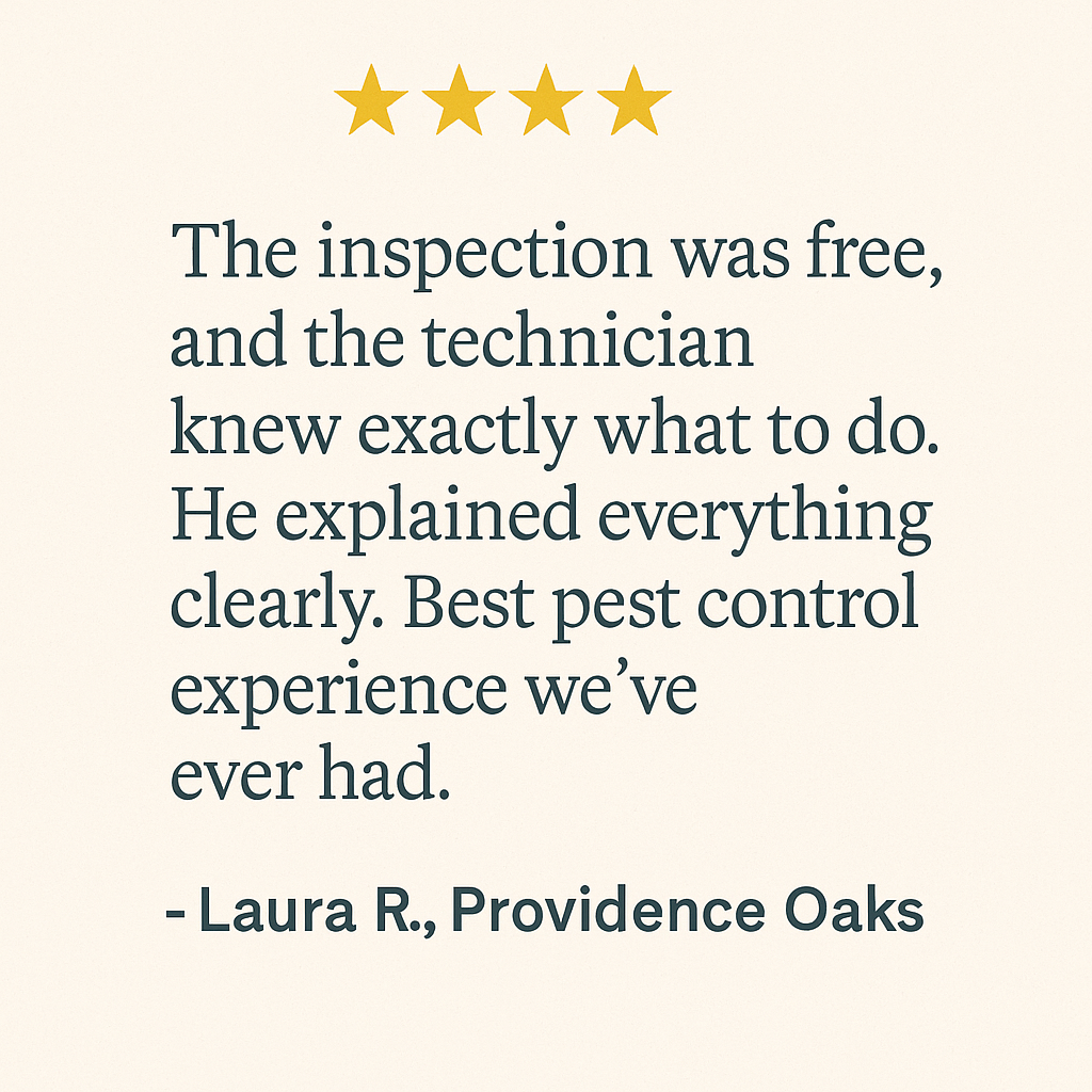 Rat Control Milton GA – Fast, Affordable Rodent Extermination 6 Providence Oaks Pest Control Review – Laura R
