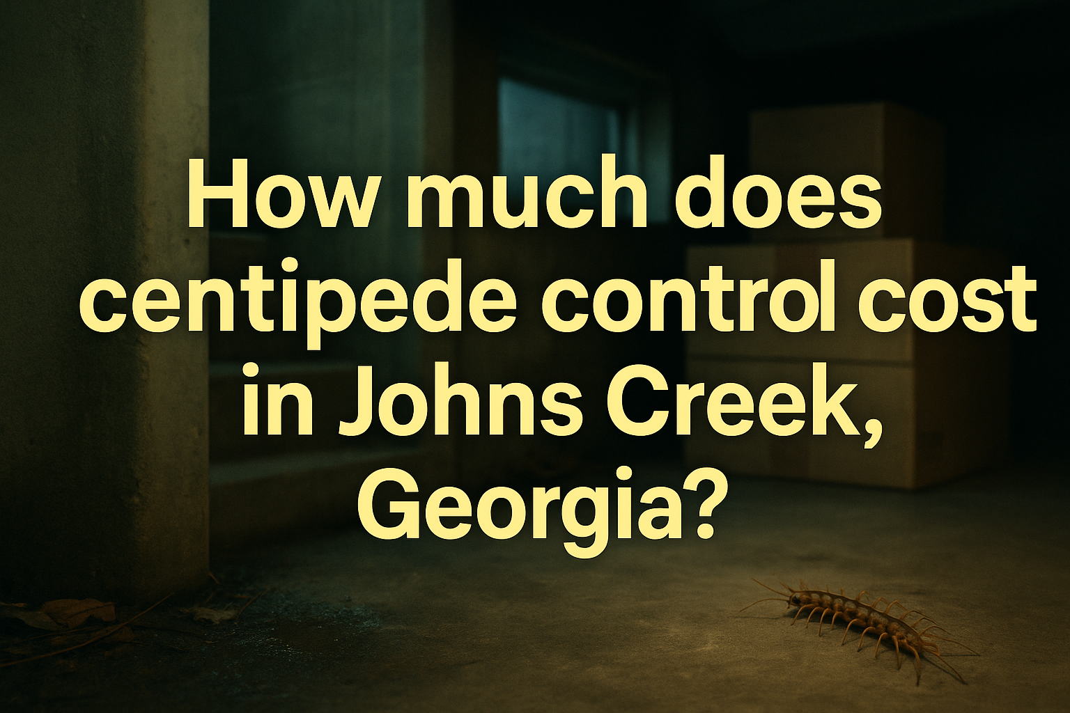 Centipede control cost breakdown in Johns Creek hom