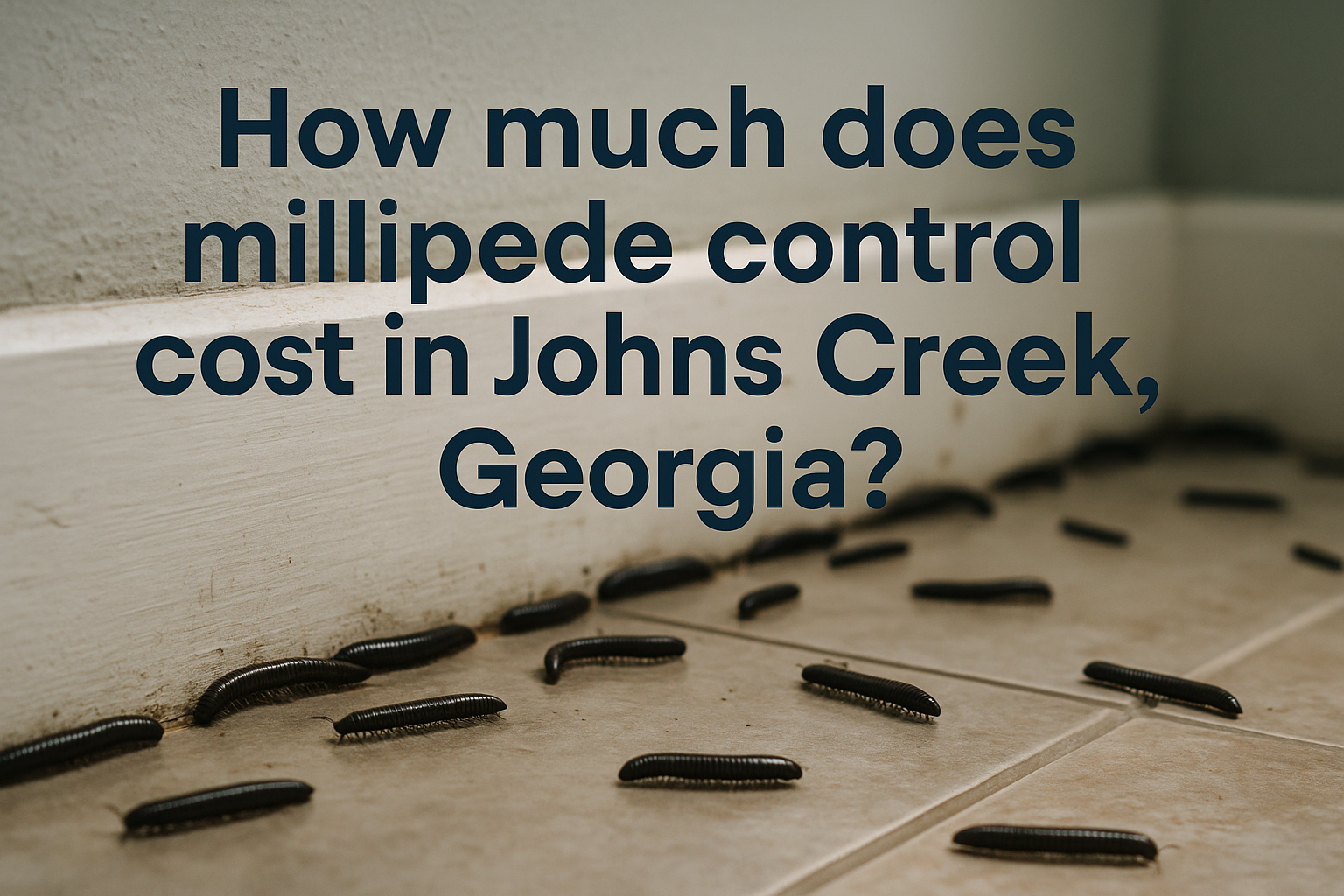 How much does Millipede Control Cost in Johns Creek, Georgia?