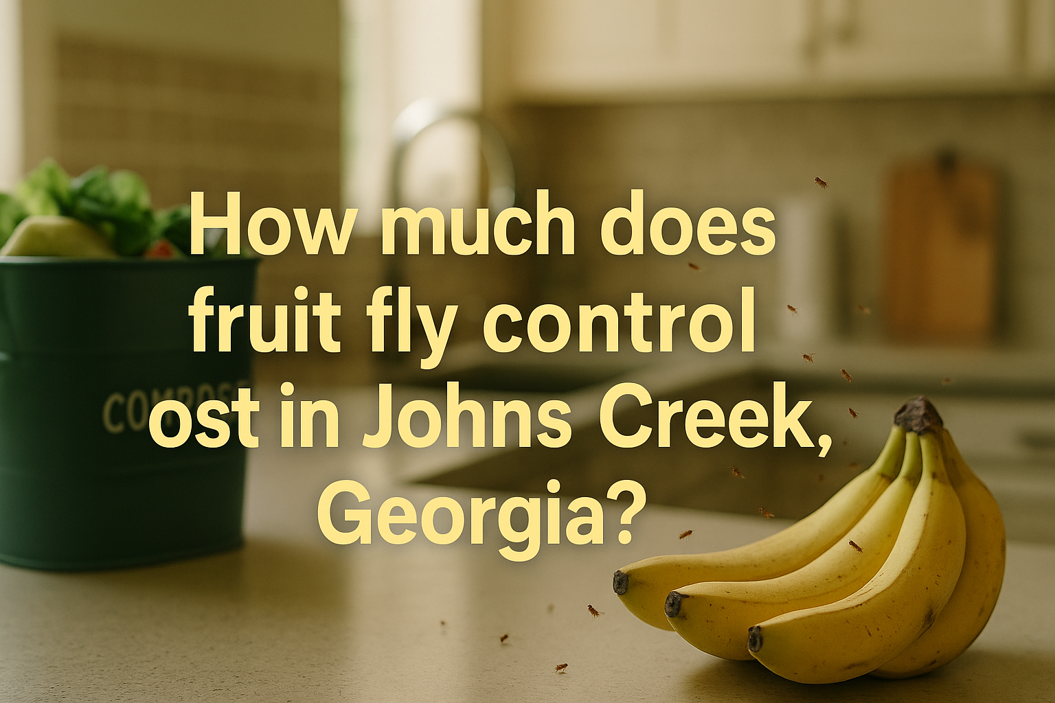 “Fruit fly control cost comparison chart for Johns Creek homeowners