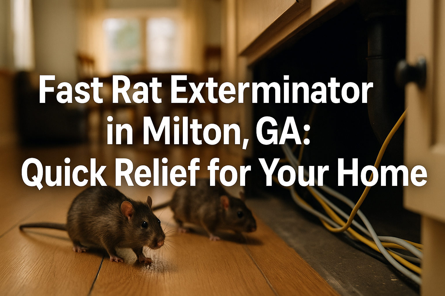 Fast Rat Exterminator in Milton, GA