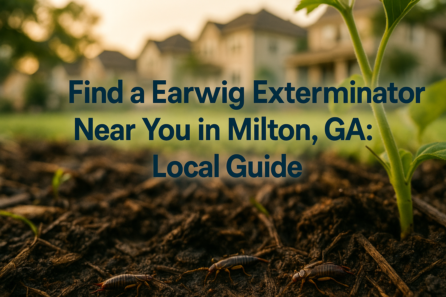 Earwig Exterminator Near Me in Milton