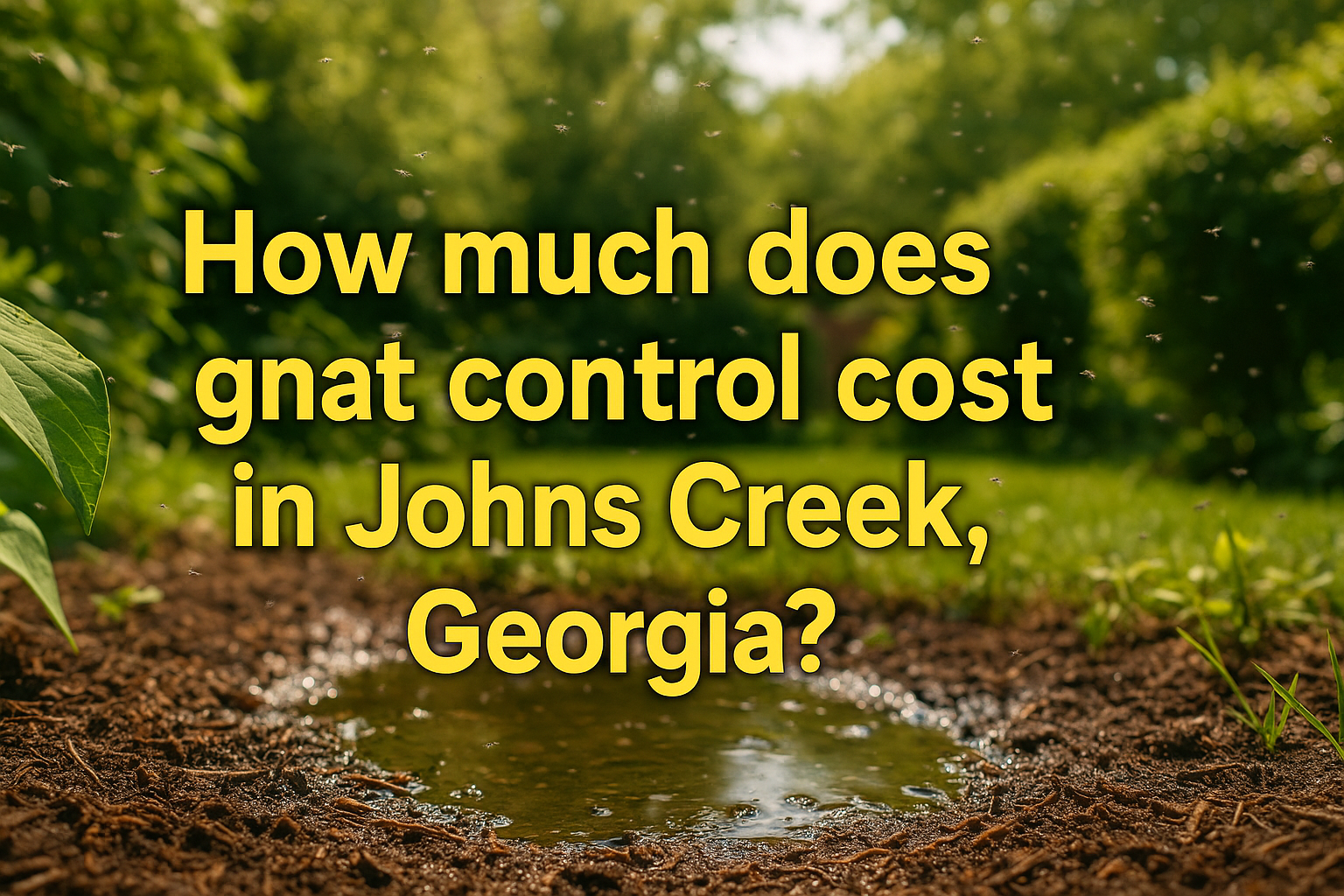 How much does Gnat Control Cost in Johns Creek, Georgia?