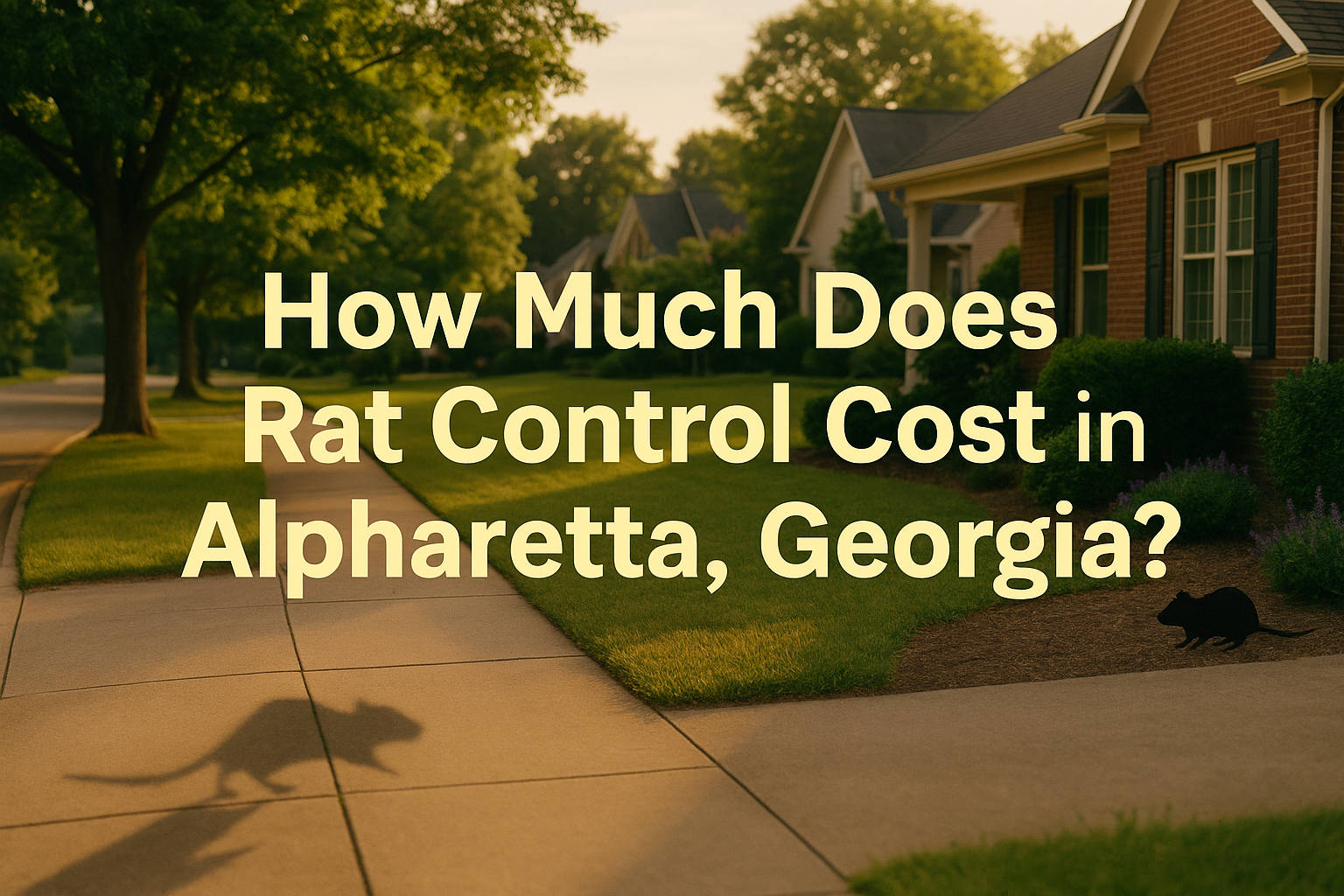 Rat control expert inspecting attic in Alpharetta home