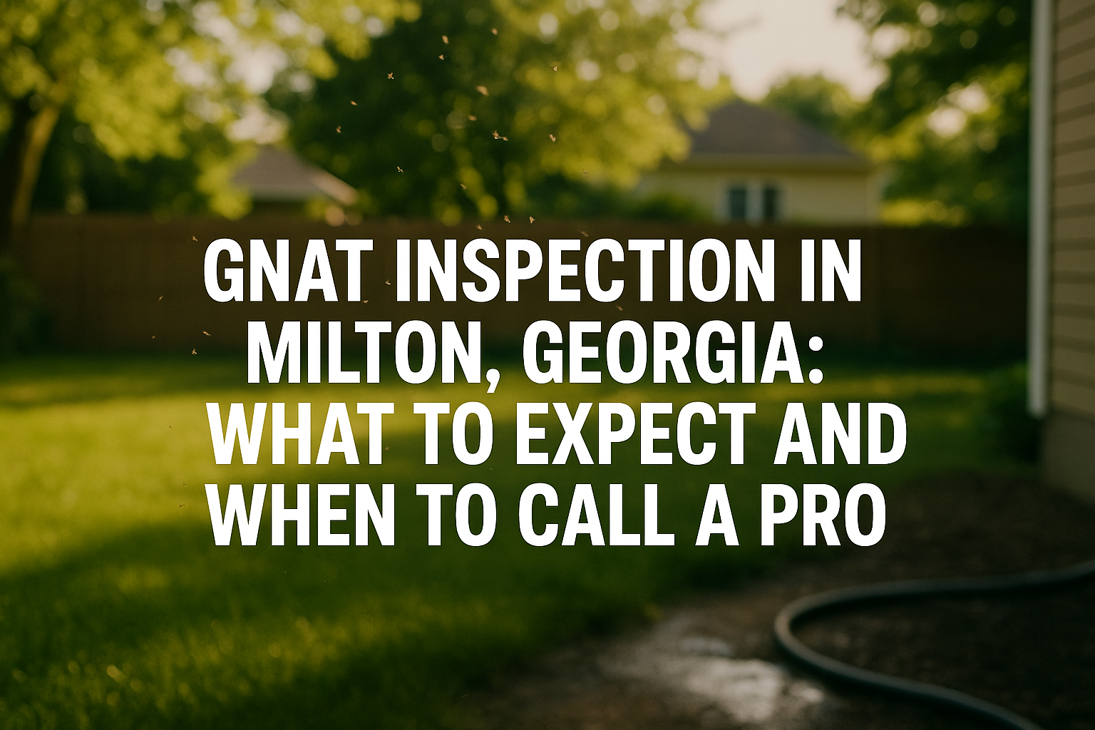 Gnat Inspection in Milton, Georgia