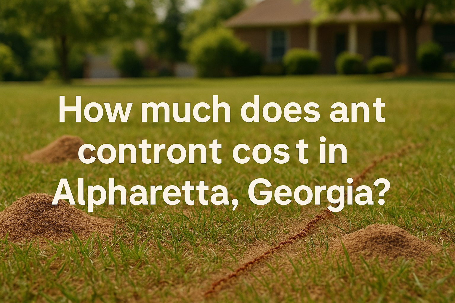 Ant Control Cost in Alpharetta, Georgia