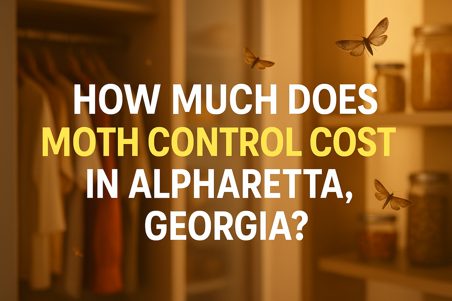 Moth control cost in Alpharetta, Georgia