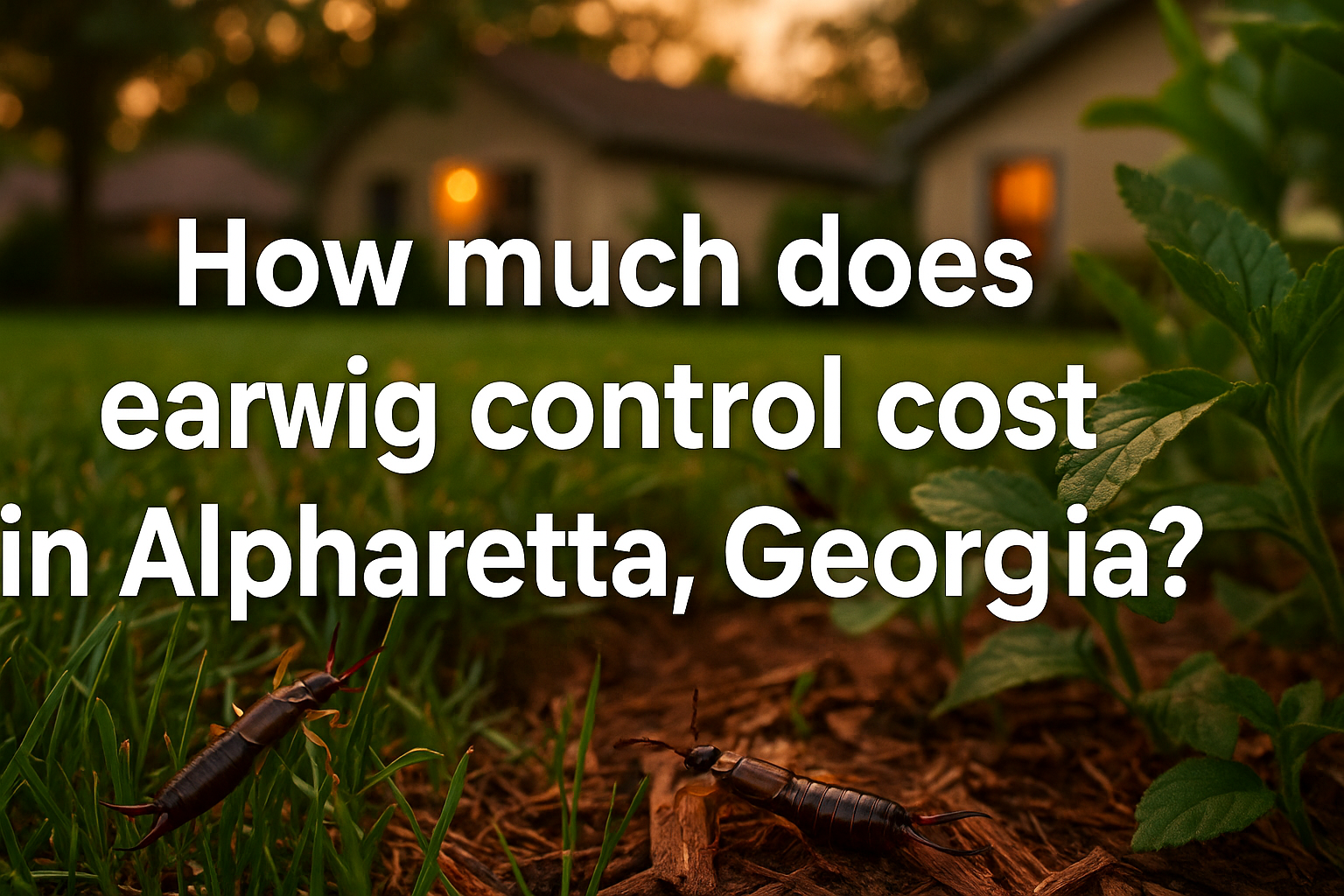 Earwig control cost in Alpharetta, Georgia