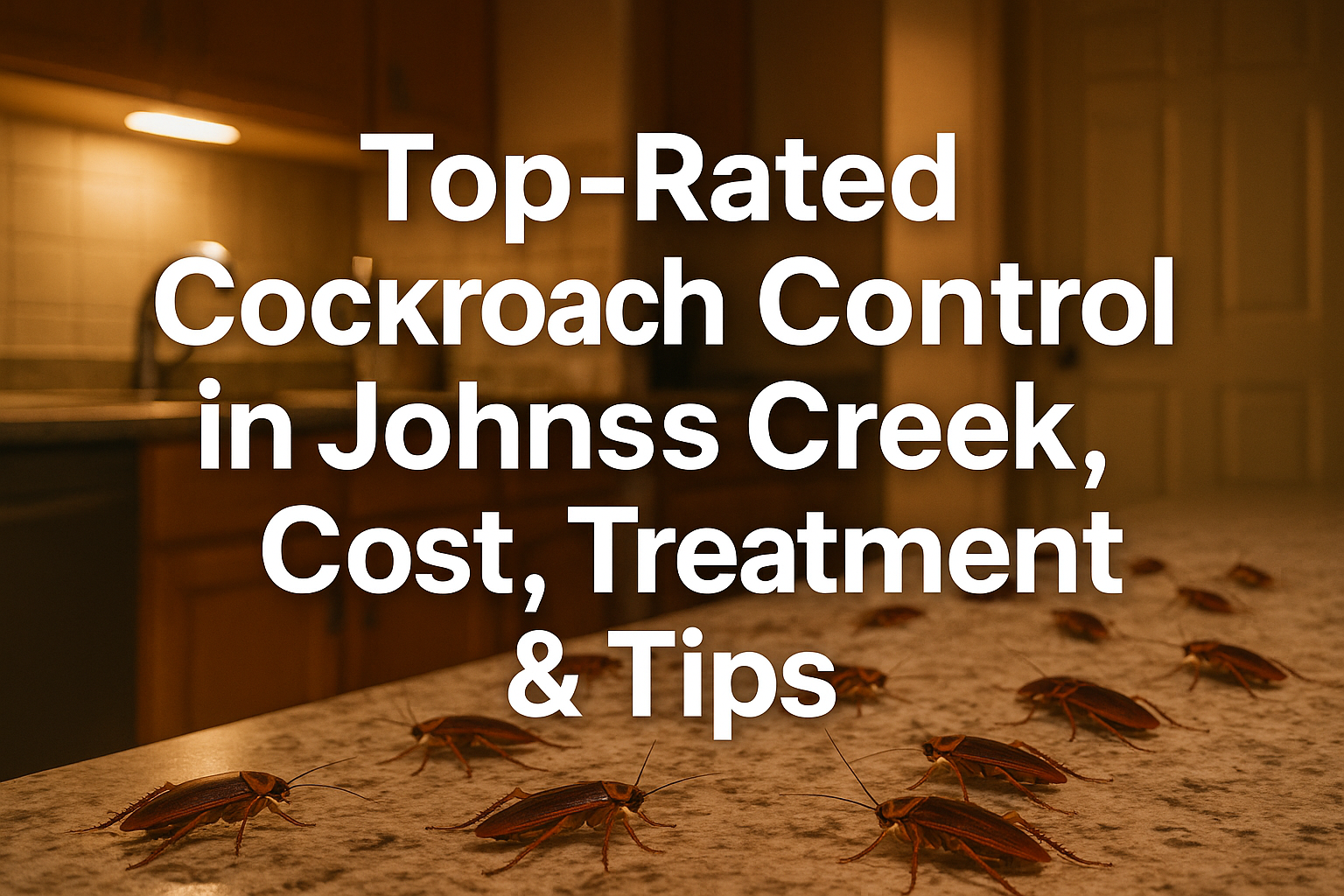 Top Rated Cockroach Control Johns Creek, Georgia: Cost, Treatment & Tips