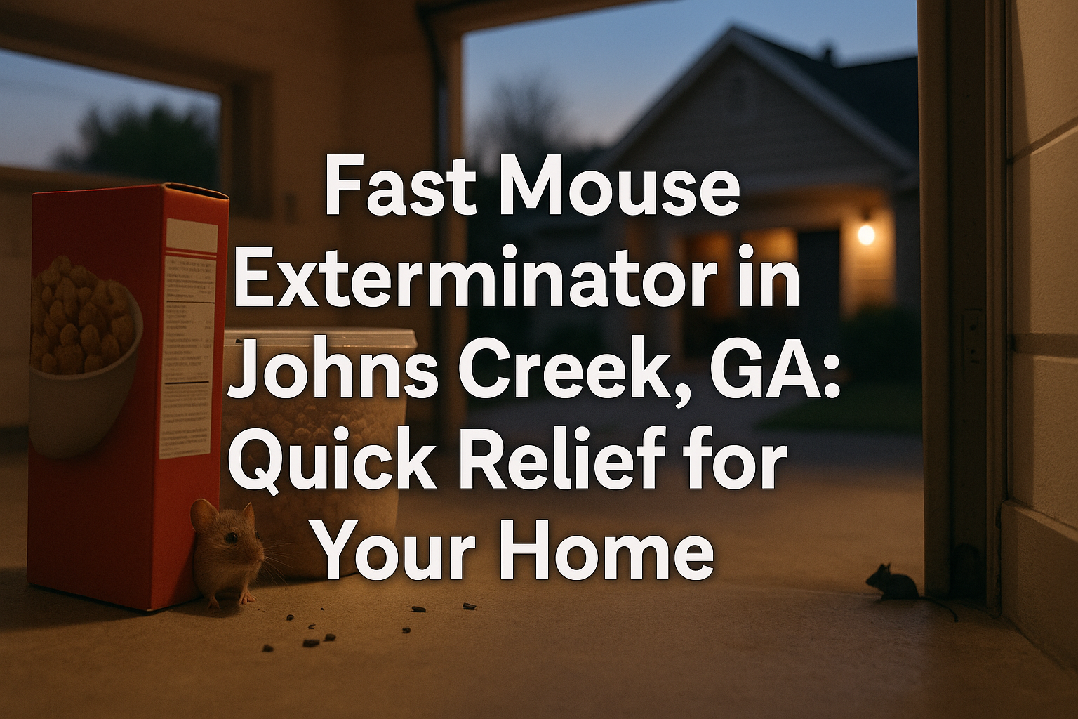 Fast Mouse Exterminator in Johns Creek, GA: Quick Relief for Your Home