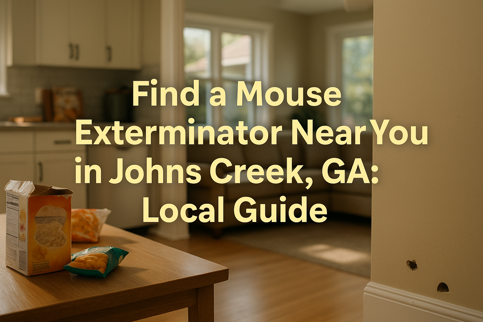 Find a Mouse Exterminator Near You in Johns Creek, GA: Local Guide