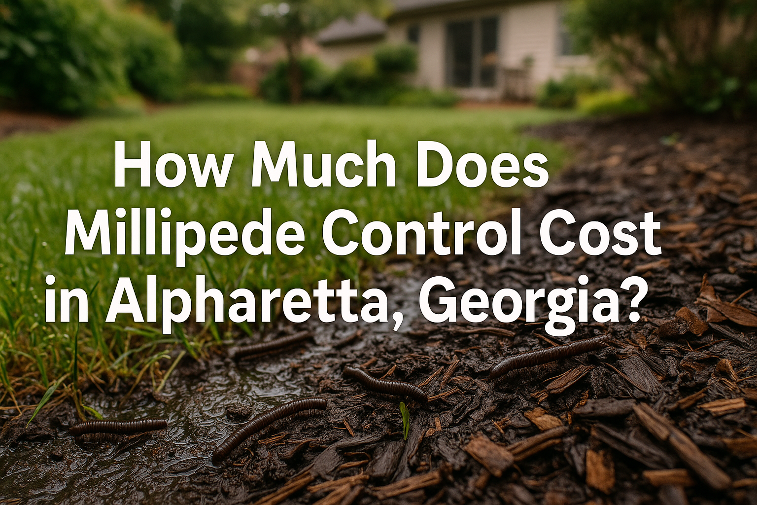 How much does millipede control cost in Alpharetta, Georgia?