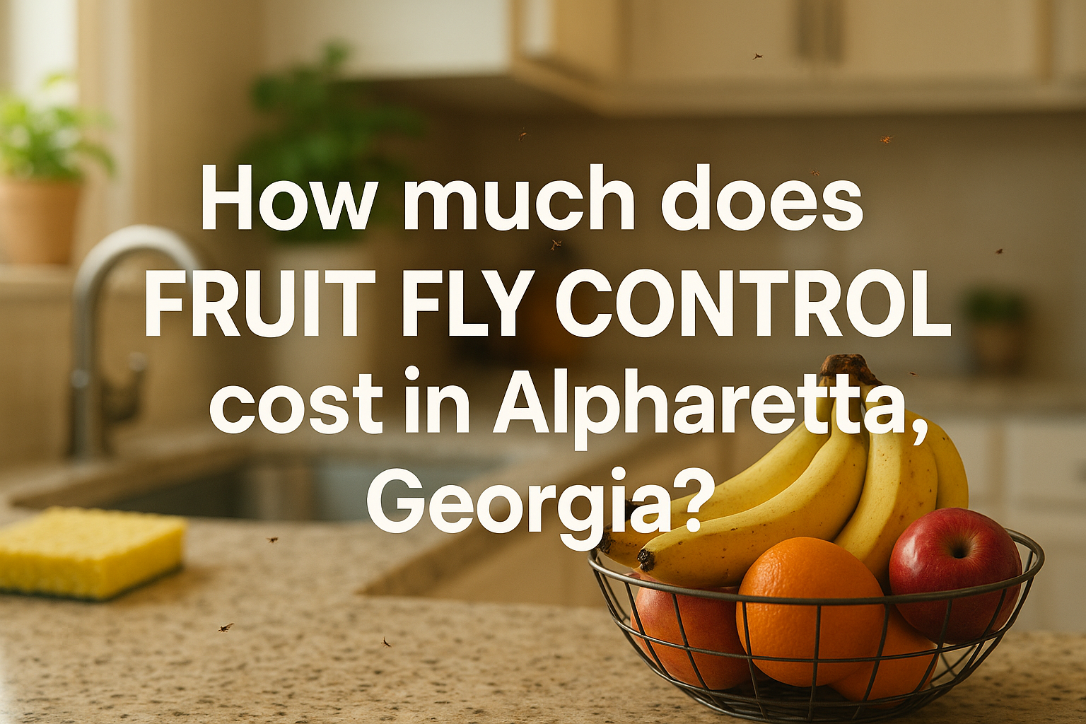 Fruit Fly Control Cost in Alpharetta, Georgia