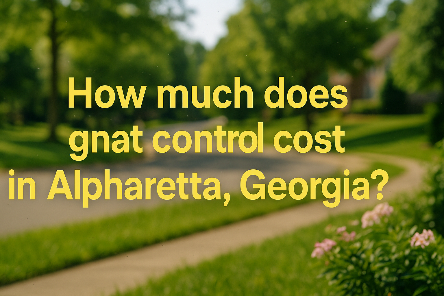 Gnat control cost in Alpharetta, Georgia