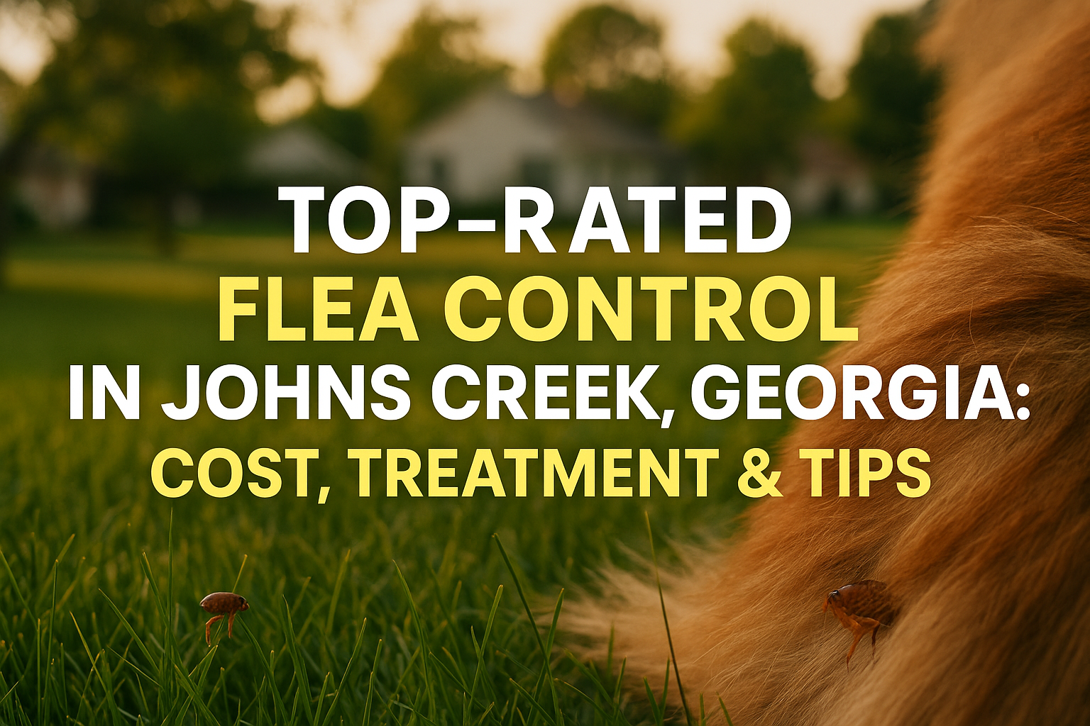 Top-Rated Flea Control in Johns Creek, Georgia: Cost, Treatment & Tips