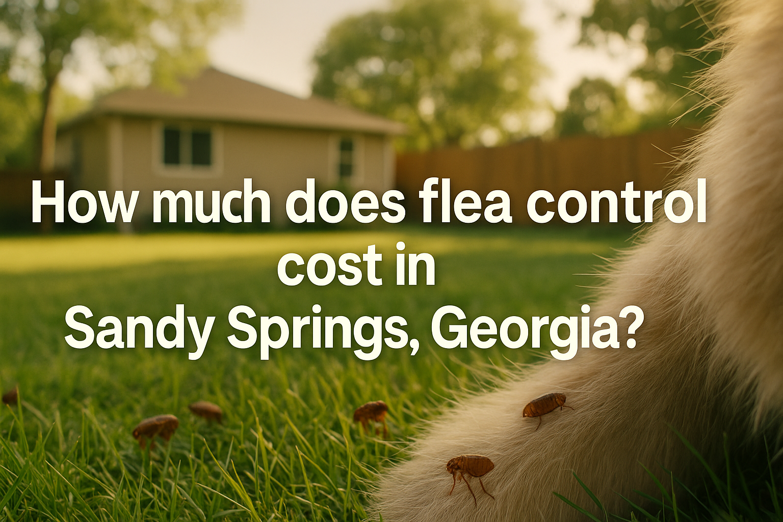 Flea Control Cost in Sandy Springs, Georgia