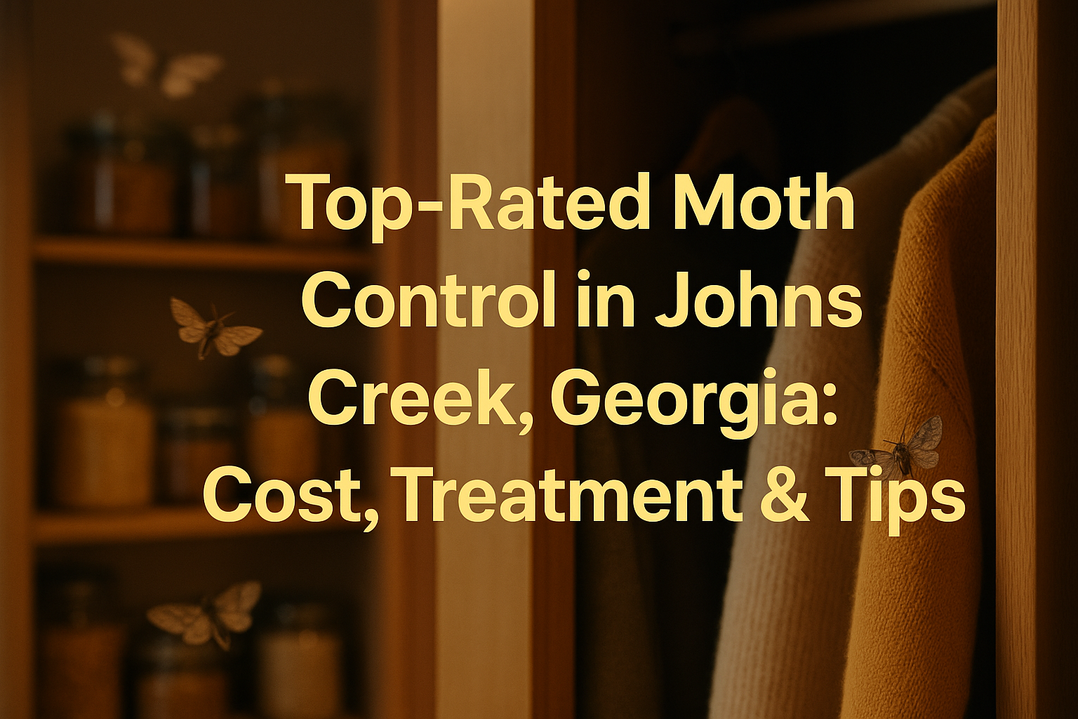 Professional moth control services Johns Creek, Georgia