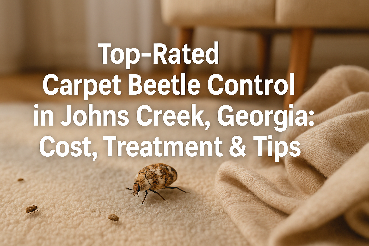 Top-Rated Carpet Beetle Control in Johns Creek, Georgia