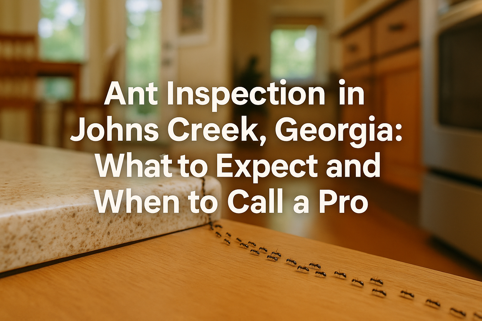 Ant Inspection in Johns Creek, Georgia