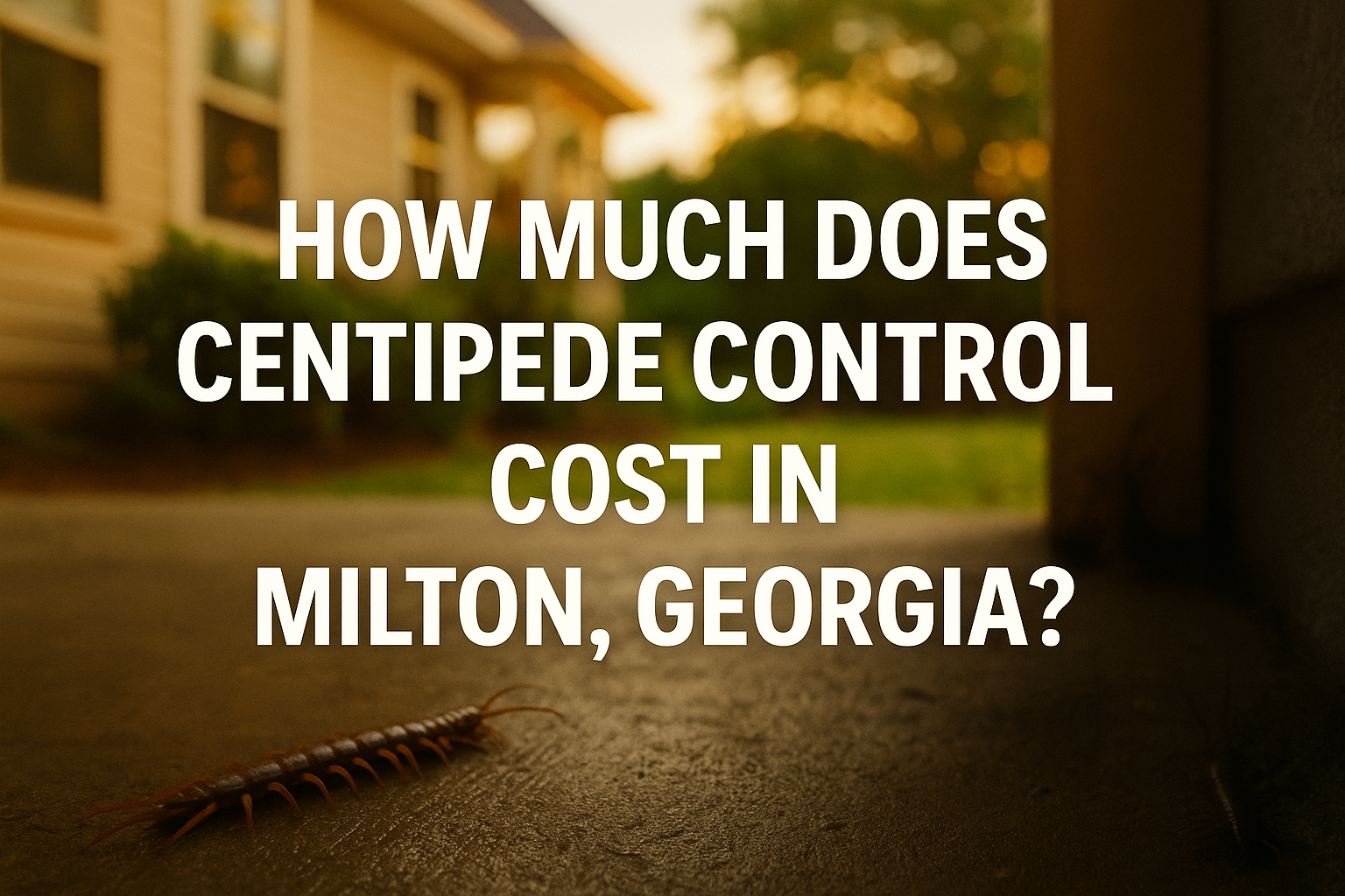 centipede control cost in Milton