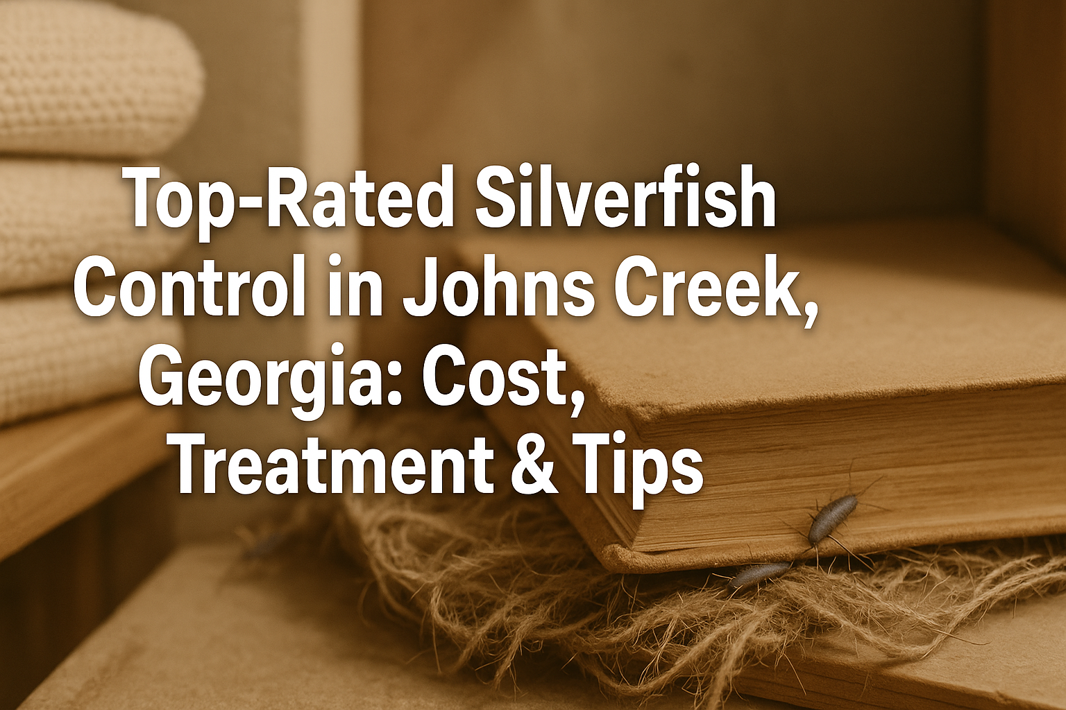 Silverfish control treatment Johns Creek GA home