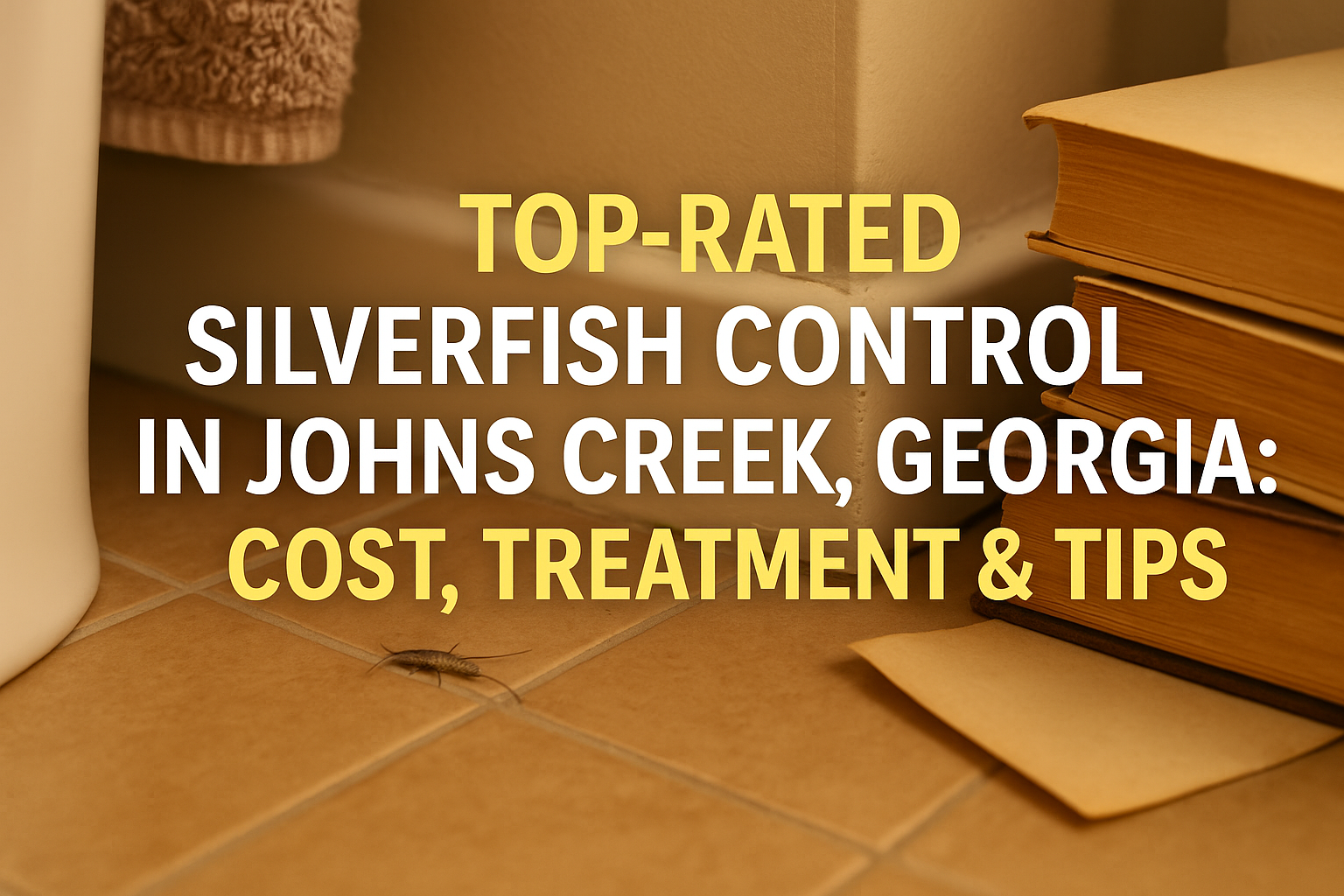 Silverfish Control in Johns Creek, Georgia