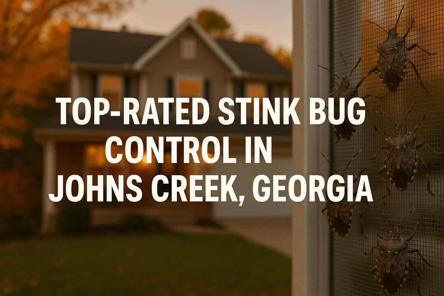 Stink Bug Control in Johns Creek, Georgia