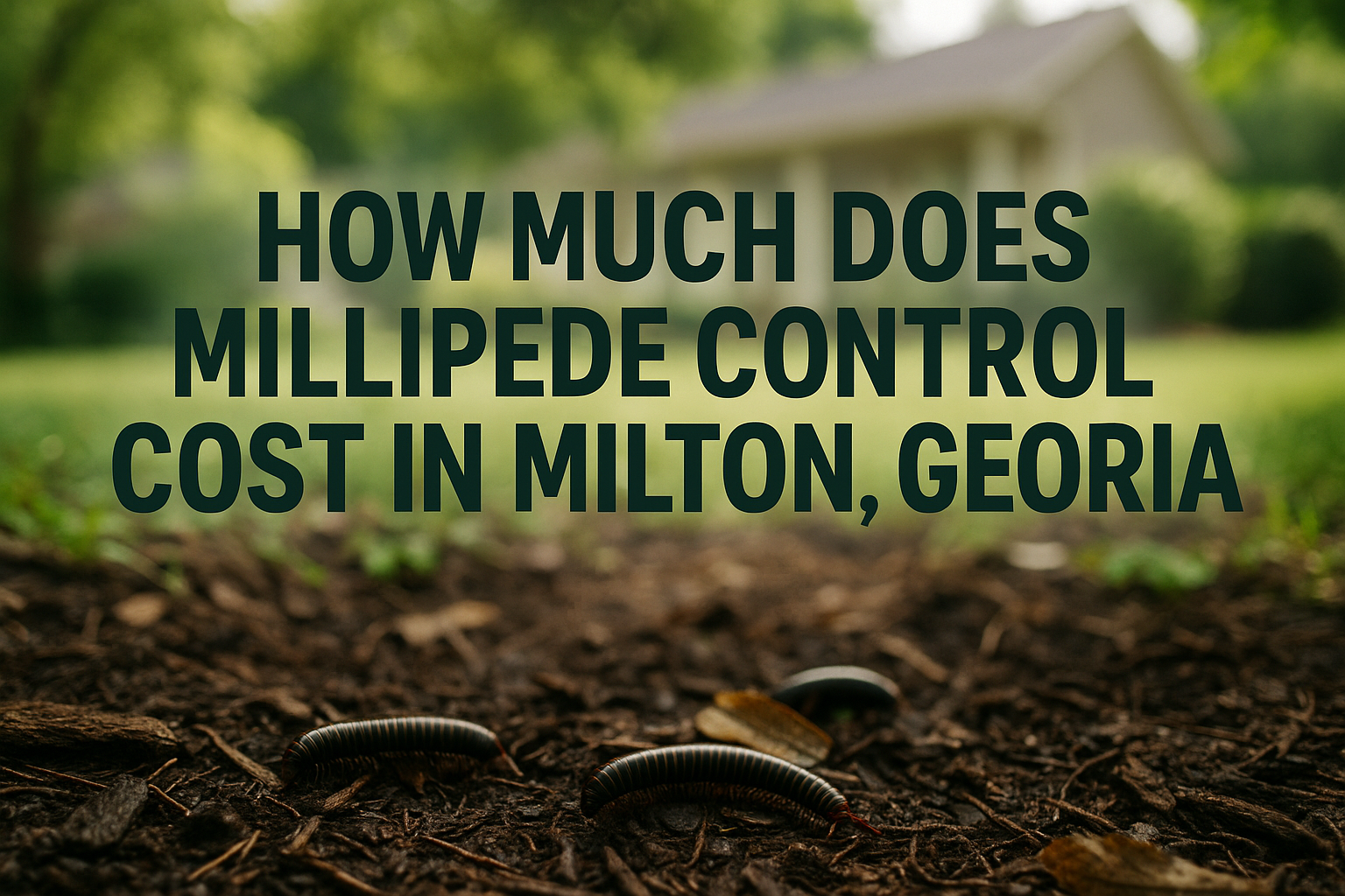 millipede control cost in Milton