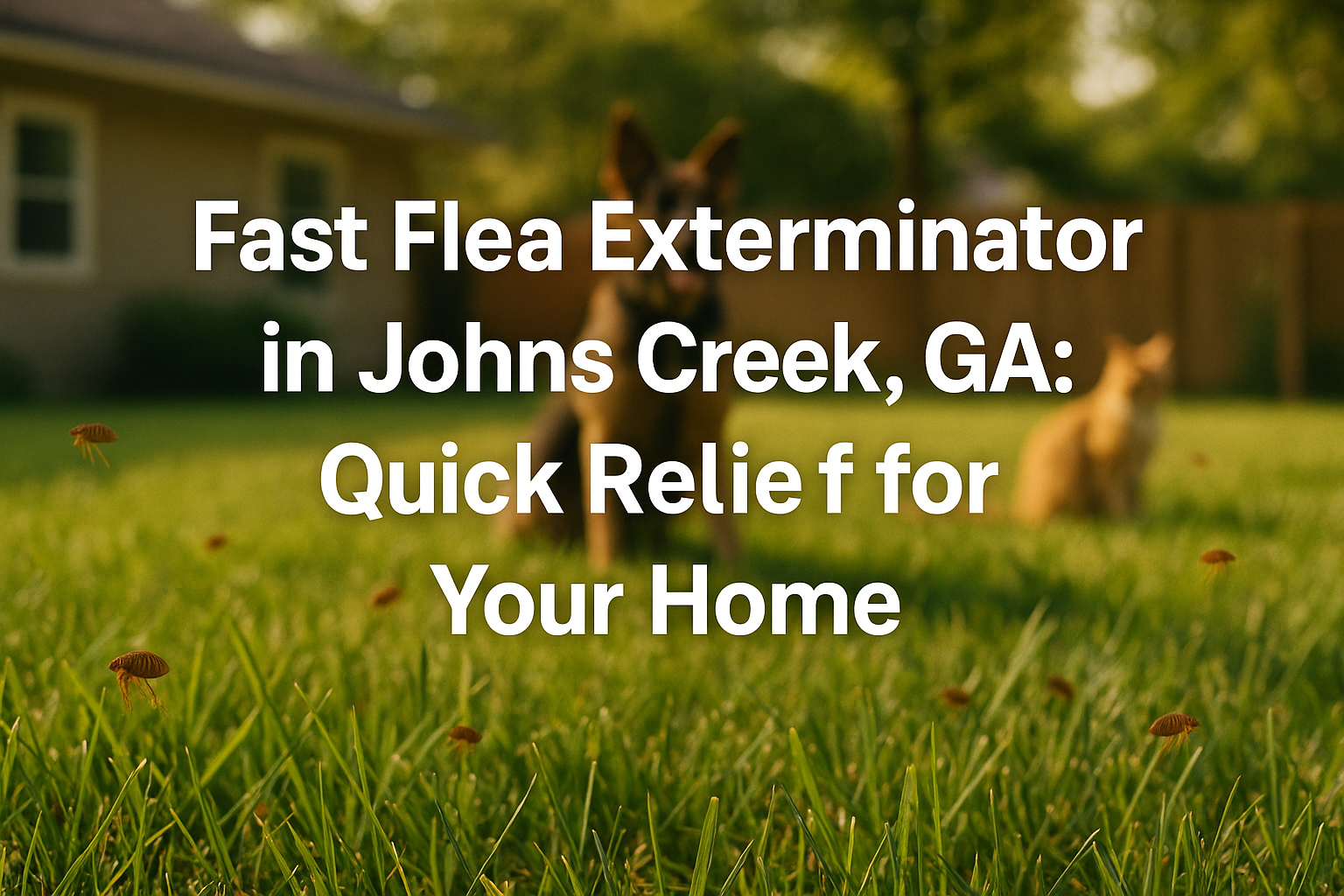 Fast Flea Exterminator in Johns Creek, GA