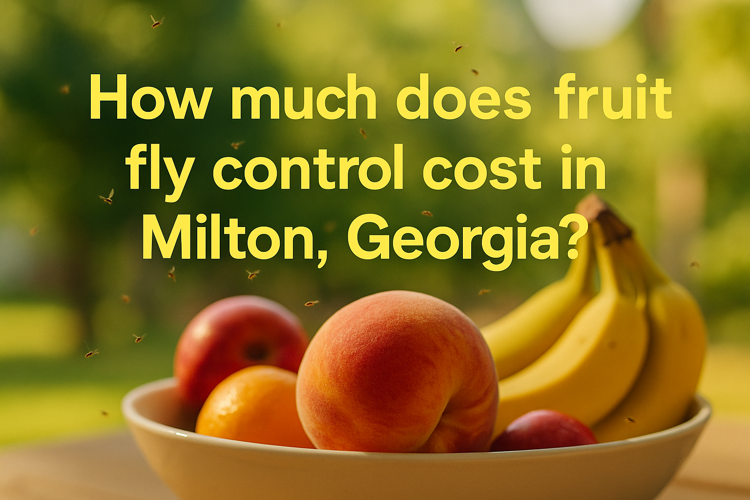 fruit fly control cost in Milton