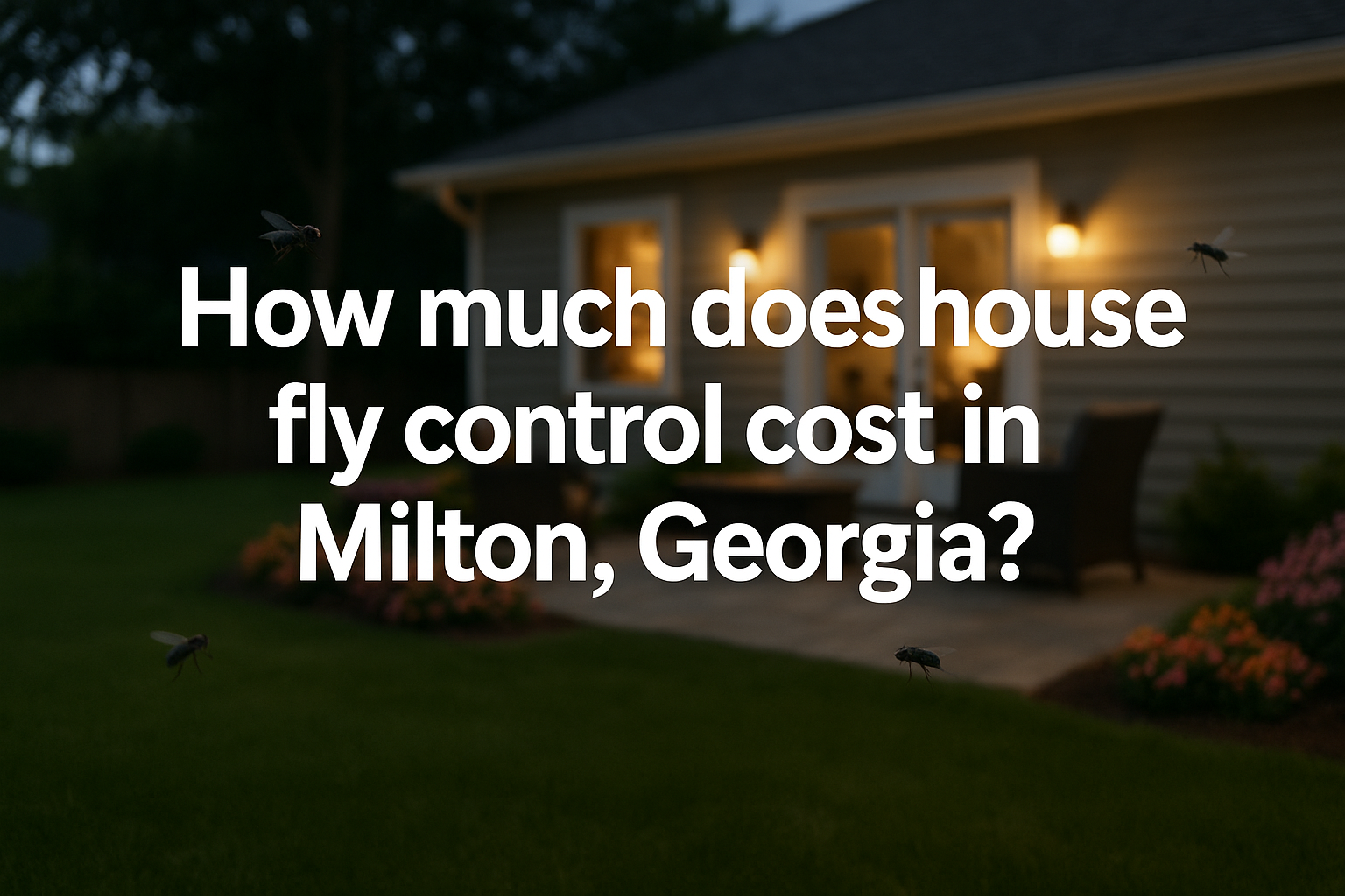 fly control cost in Milton