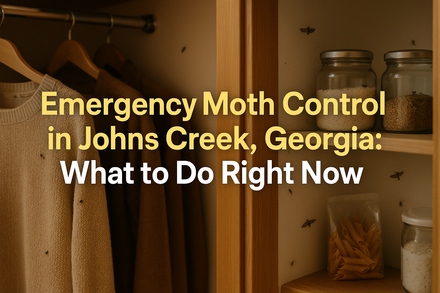 Emergency Moth Control in Johns Creek, Georgia