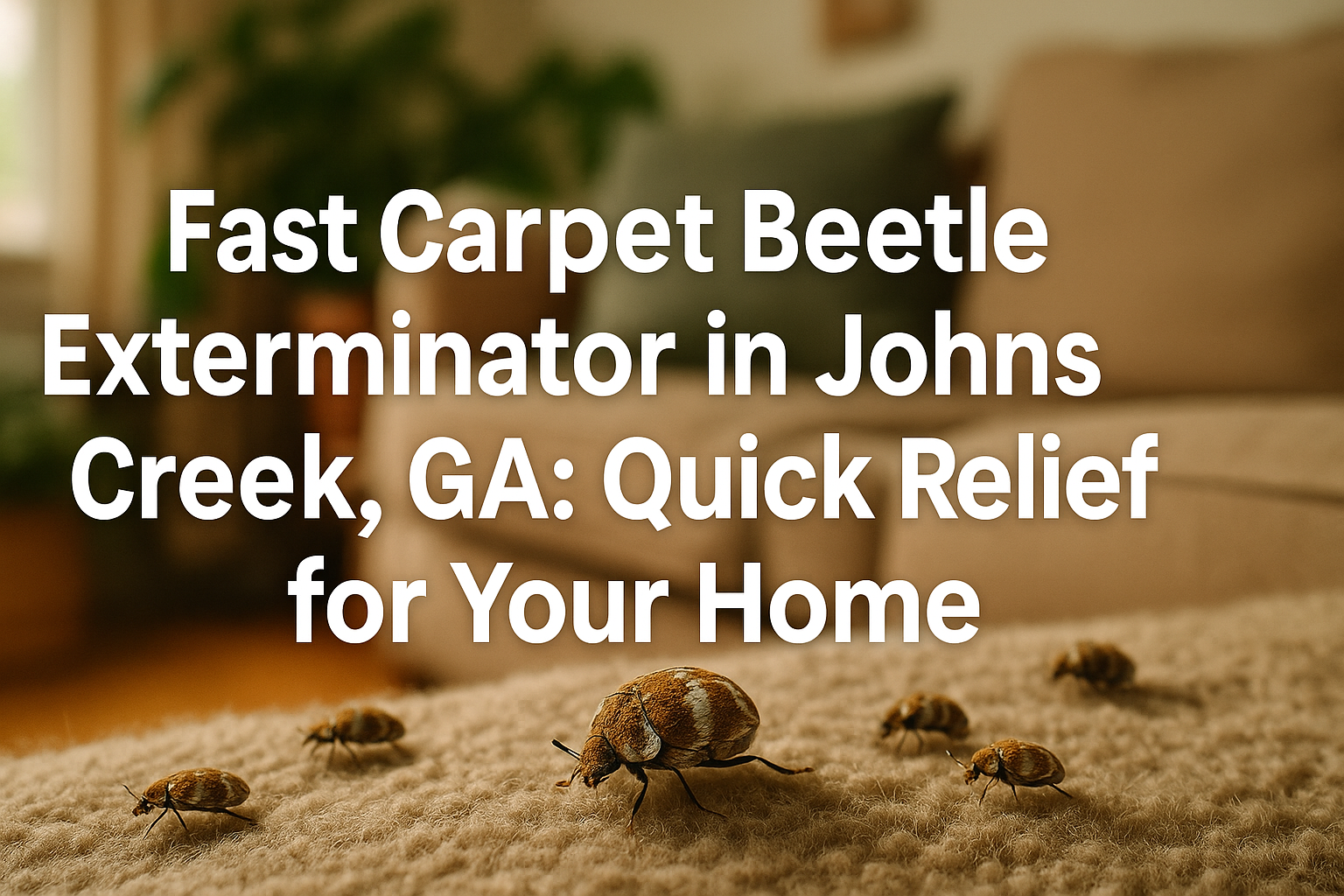 Carpet Beetle Exterminator in Johns Creek, GA