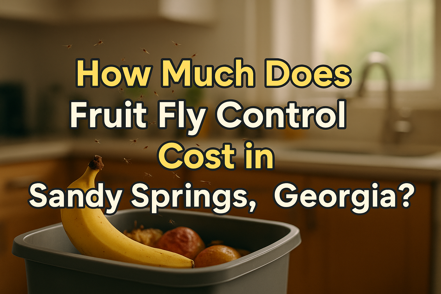 Fruit Fly Control Cost in Sandy Springs, Georgia