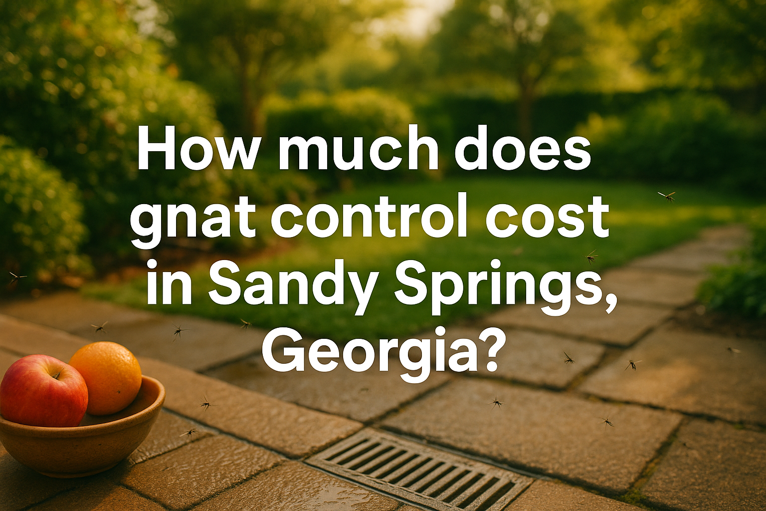 Gnat Control Cost in Sandy Springs, Georgia