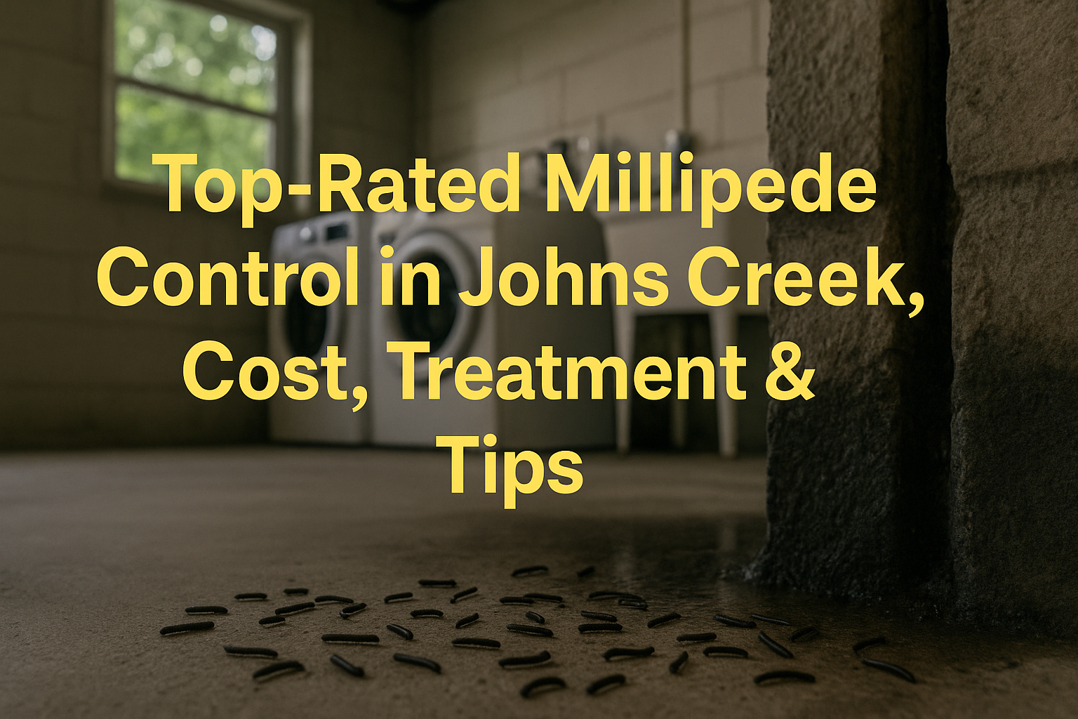 Millipede Control in Johns Creek, Georgia