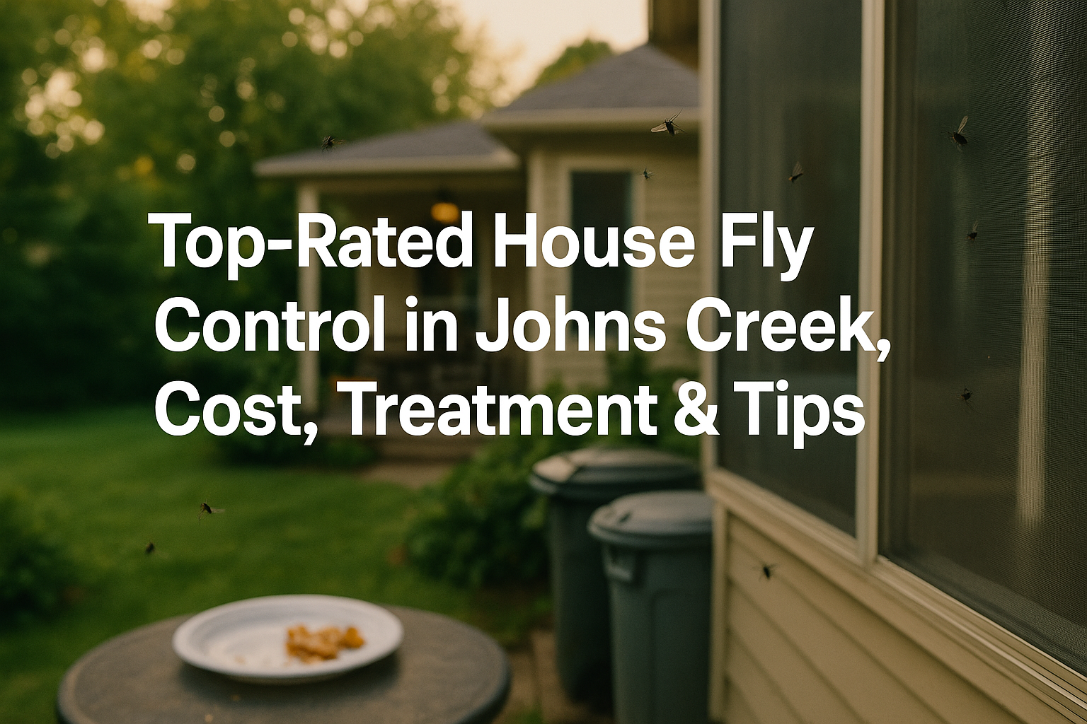 Top-Rated House Fly Control in Johns Creek, Georgia: Cost, Treatment & Tips