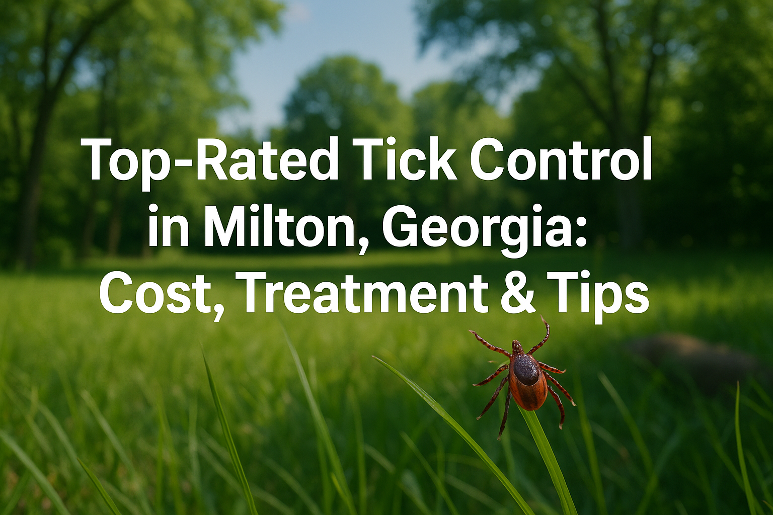 Top-Rated Tick Control in Milton, Georgia: Cost, Treatment & Tips