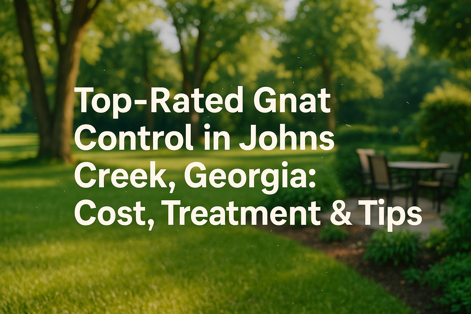 Gnat Control in Johns Creek, Georgia