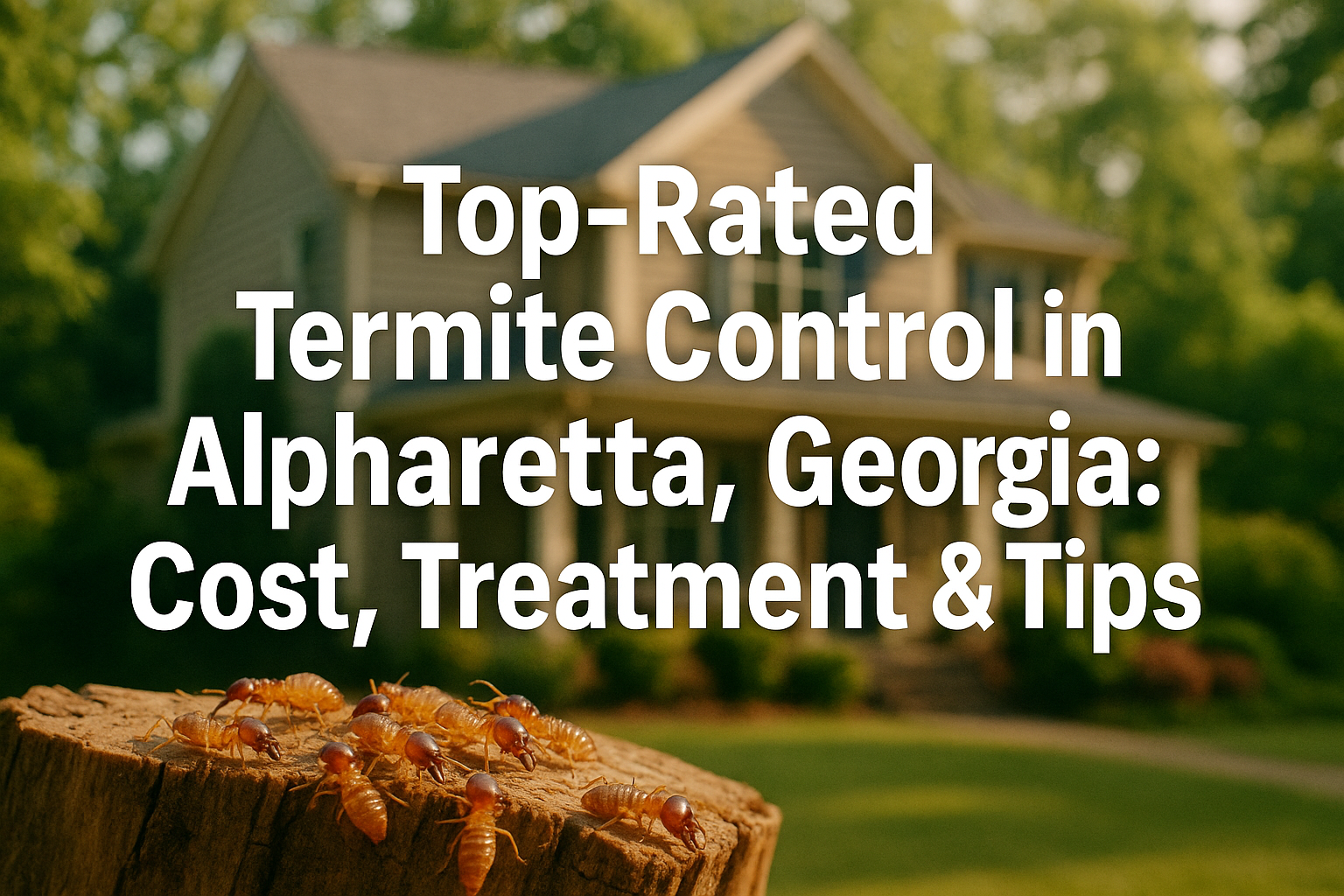 Termite Control in Alpharetta, Georgia