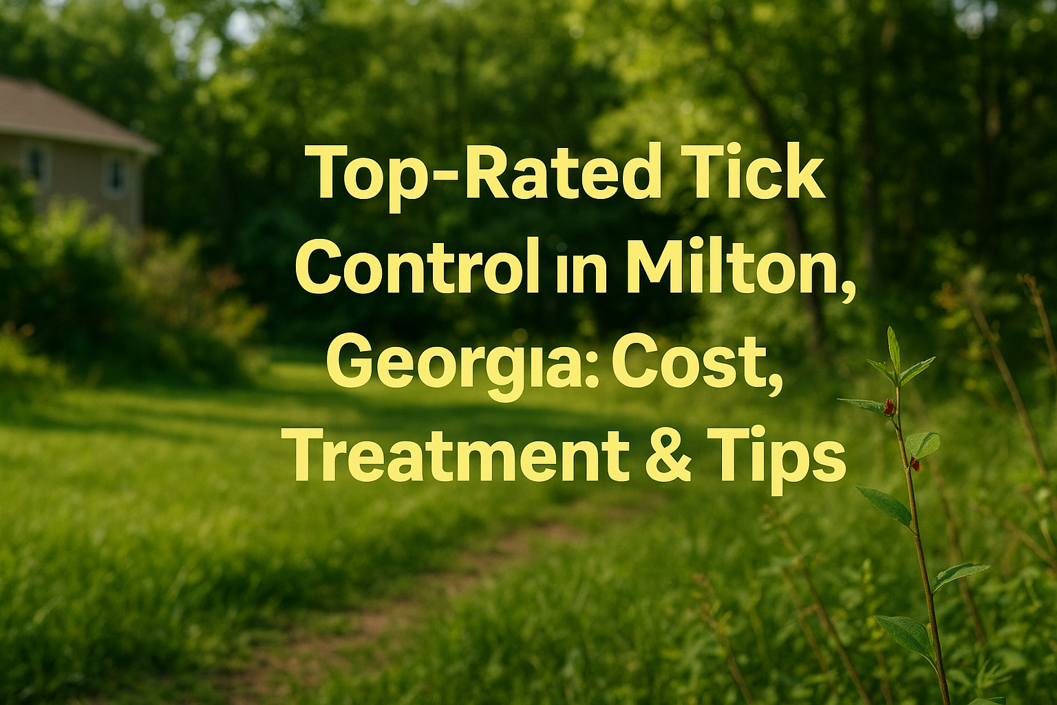 Tick Control in Milton