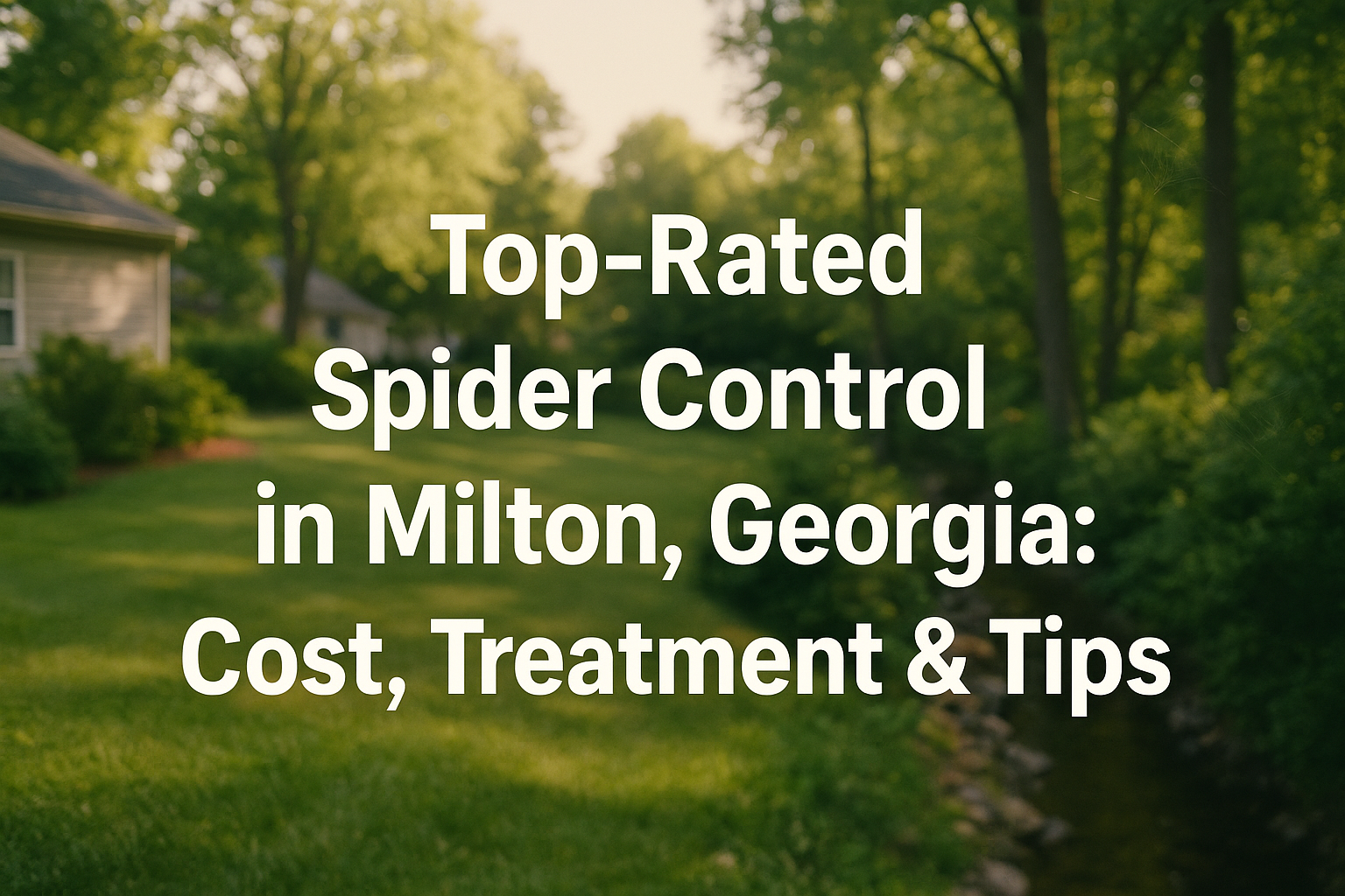 Spider Control in Milton