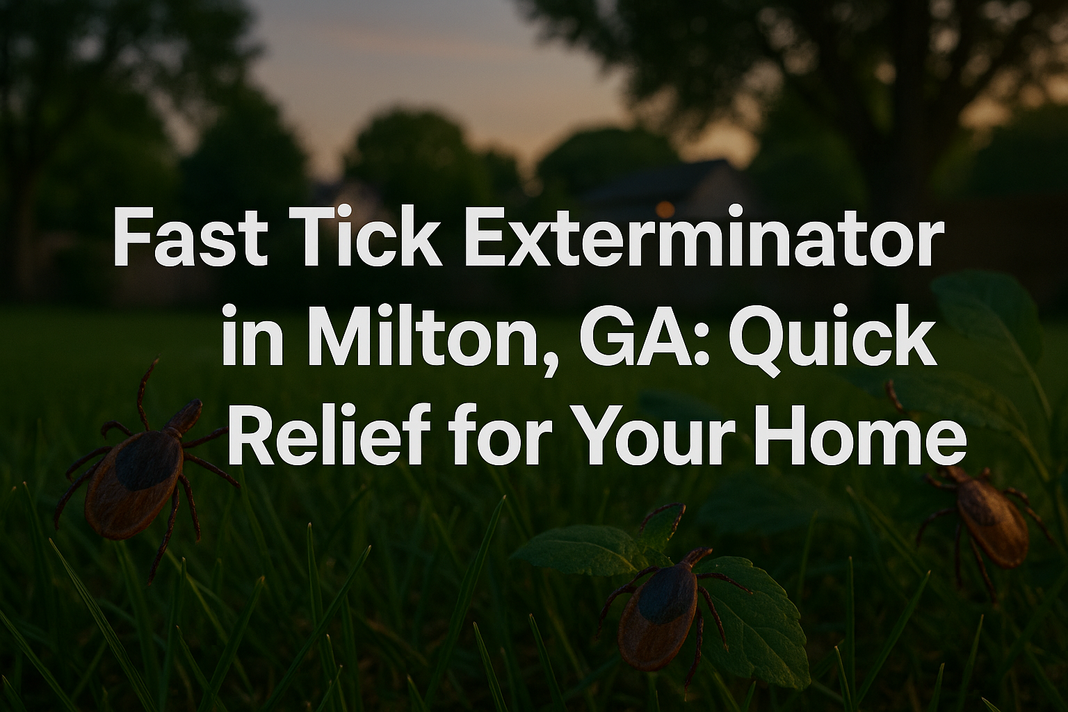 Tick Exterminator in Milton